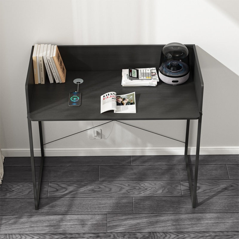 Birou pentru calculator 100 cm în maro închis - compact, modern, ideal pentru biroul de acasă