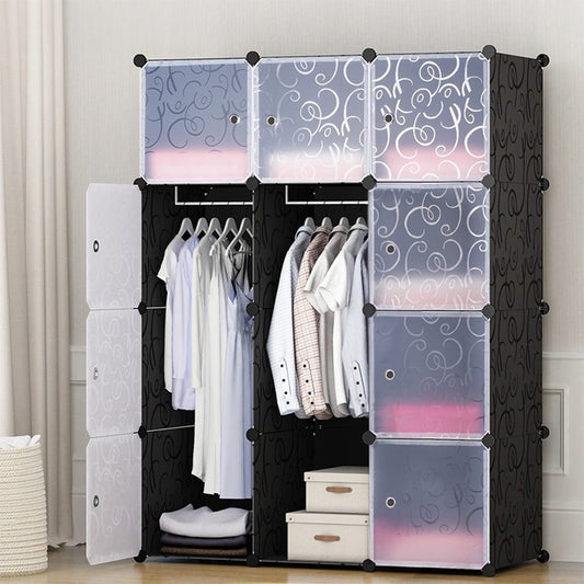 Dulap modular pliabil 146×110×36 cm - compact și durabil