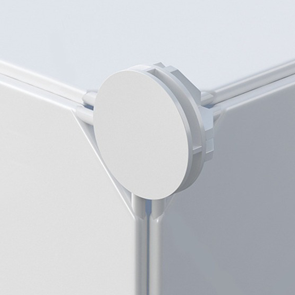 Dulap modular pliabil pentru copii - 146x110x36 cm, cu modele colorate, cadru metalic