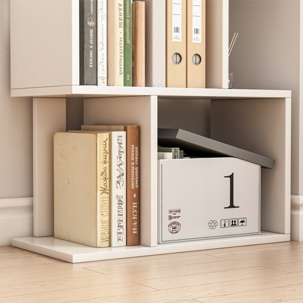 Bibliotecă deschisă în picioare 140 cm - stil modern, loft, scandinav