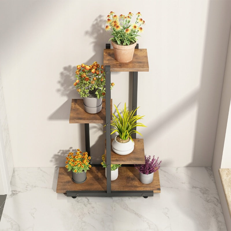 Loft rustic ghiveci de flori stand