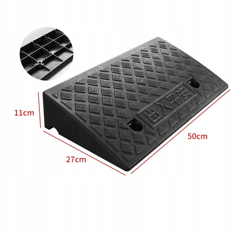 Rampă de acces pentru vehicule, negru, 11 cm