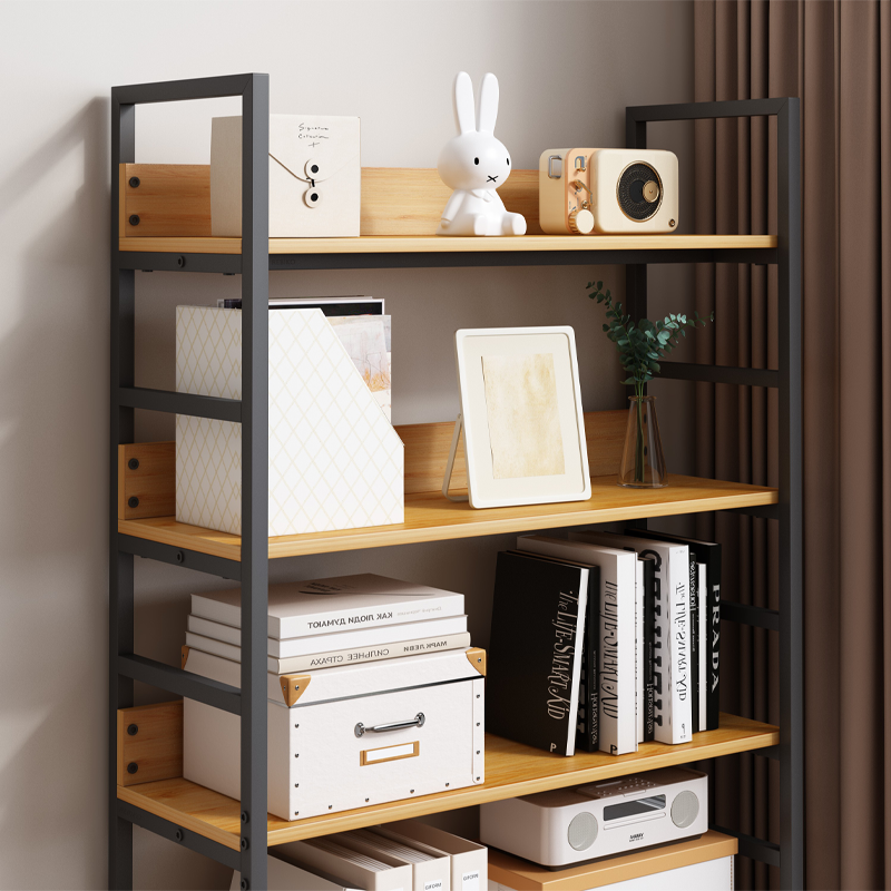 Raft în stil industrial - 174x80x30 cm, MDF și metal, design modern și solid