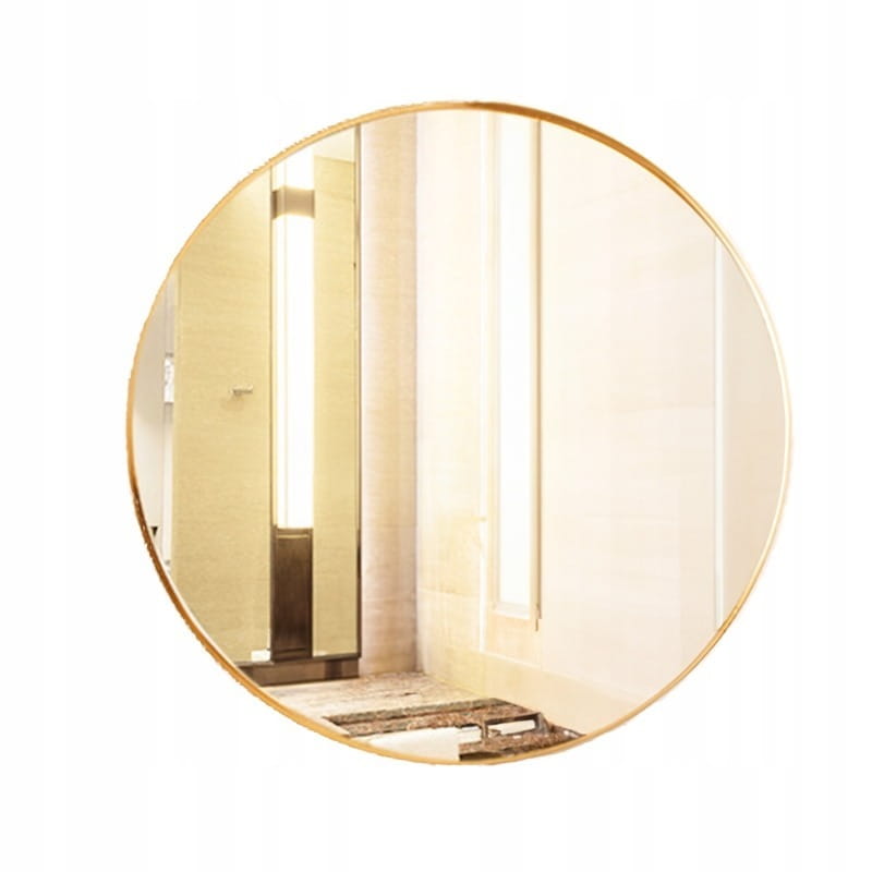 Montare oglindă rotundă - diametru 80 cm, design modern