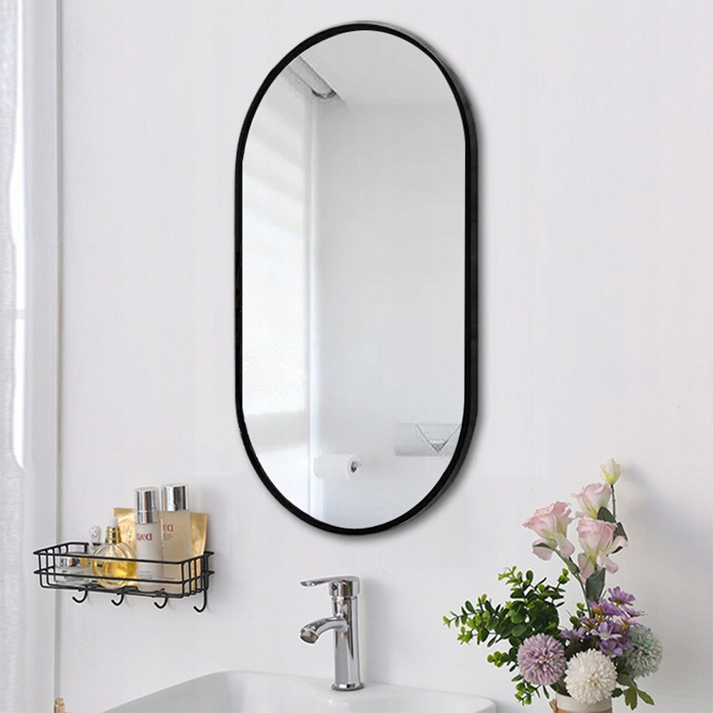 Oglindă decorativă 100x50 cm - design modern, instalare simplă, ideală pentru baie, hol sau dormitor