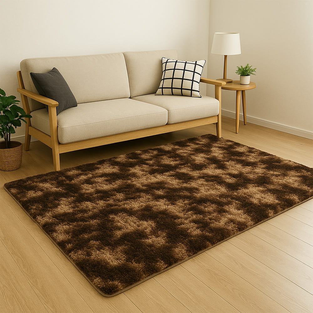 Covor de pluș - maro, moale și modern pentru orice cameră