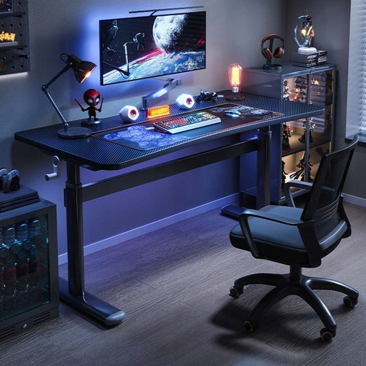 Birou gamer, 120x60 cm, negru confort maxim pentru gameri