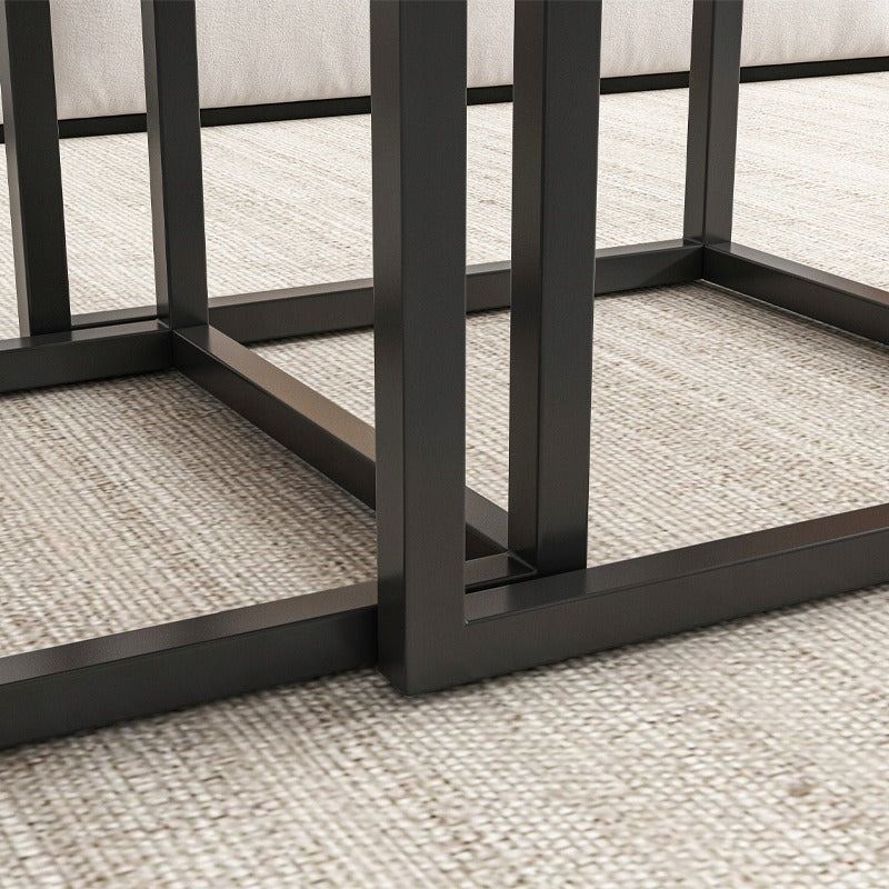 Set de mese de cafea 2 în 1 - mese pătrate pliabile pentru camera de zi