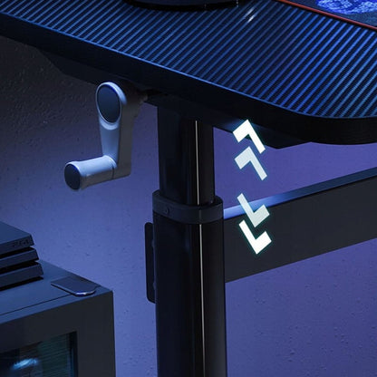 Birou gamer, 120x60 cm, negru confort maxim pentru gameri