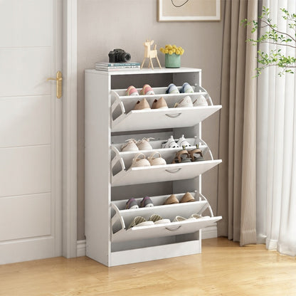 Dulap comodă raft pentru încălțăminte hol 3 ușI modernă loft 110 cm