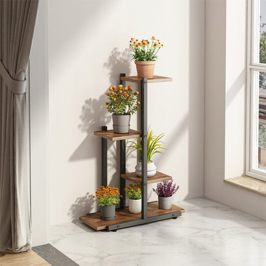 Loft rustic ghiveci de flori stand