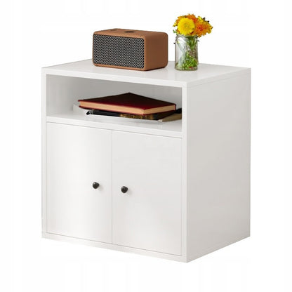 Raft de podea alb în stil scandinav, 56 cm
