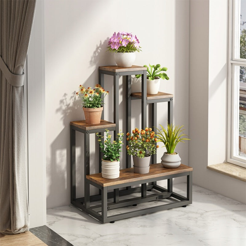 Rustic pat de flori în picioare 67CM
