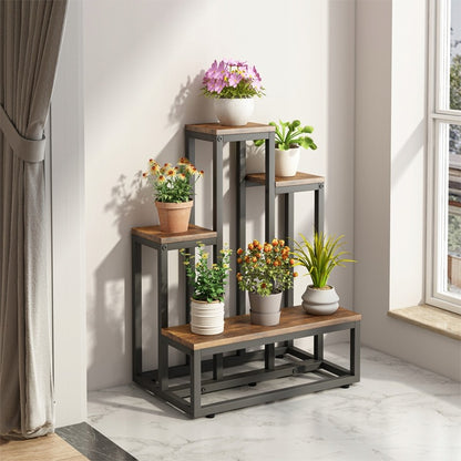 Rustic pat de flori în picioare 67CM