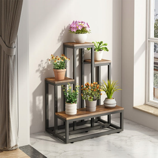 Rustic pat de flori în picioare 67CM