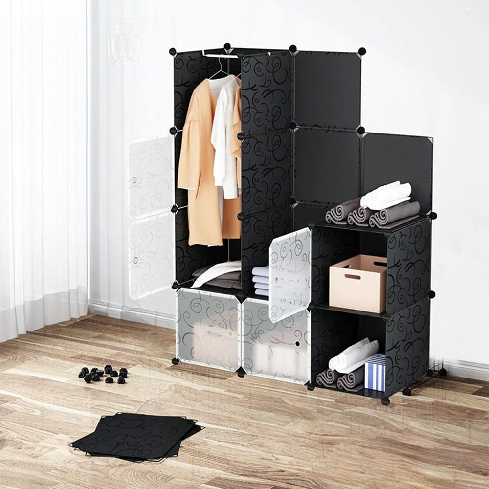 Dulap modular pliabil 146×110×36 cm - compact și durabil