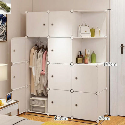 Dulap pliabil 147x111x47 cm - ideal pentru spații mici, asamblare rapidă