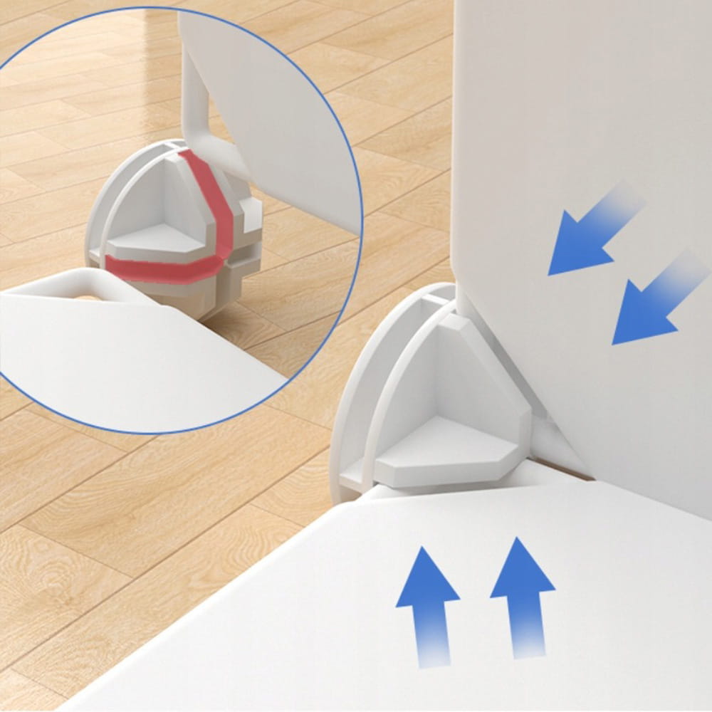 Dulap modular din plastic - pentru haine, pantofi, jucării 110x147x47 cm