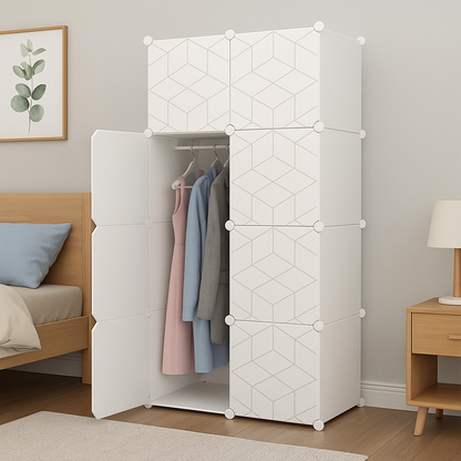 Dulap modular 147x75x47 cm - spațios, robust, ușor de asamblat
