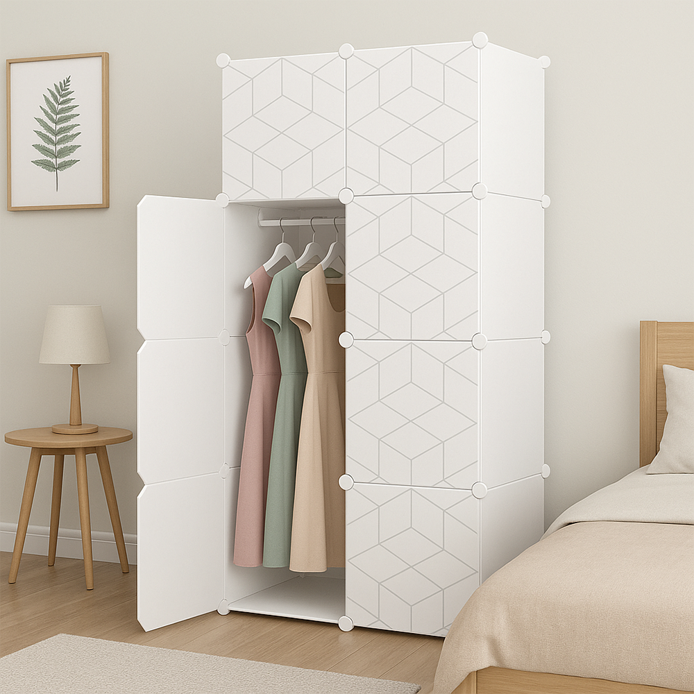 Dulap modular 147x75x47 cm - spațios, robust, ușor de asamblat