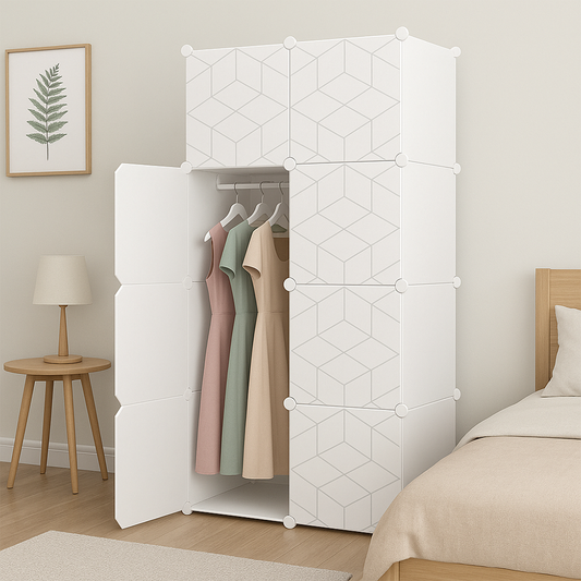 Dulap modular 147x75x47 cm - spațios, robust, ușor de asamblat