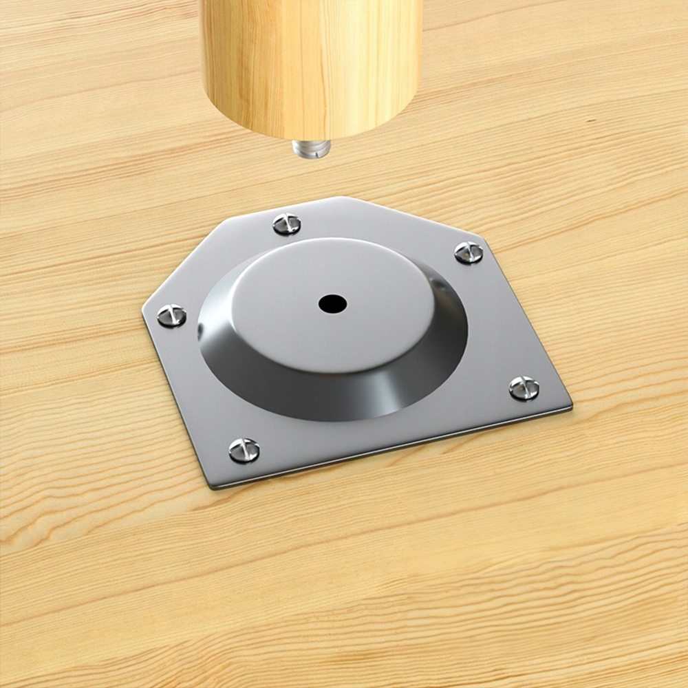 Masă rotundă albă 60x52 cm - Design modern și compact pentru interior