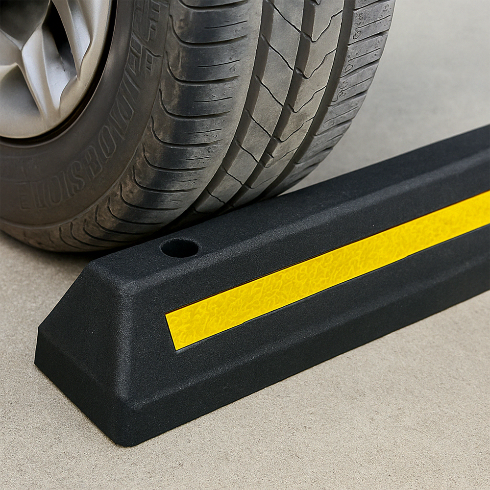 Set de separare a spațiilor de parcare din 2 piese, 54 cm, cu bandă reflectorizantă - Pentru marcarea eficientă a spațiilor de parcare