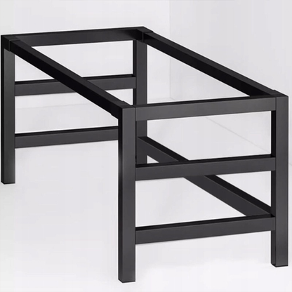 Birou gaming 120 cm negru - stil loft, top MDF și cadru metalic, design ergonomic