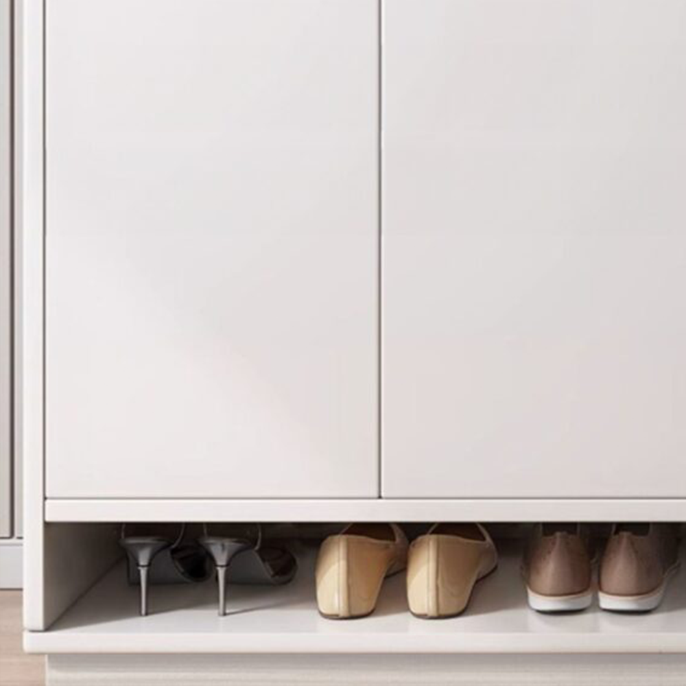 Dulap de pantofi alb 60x80x32 cm - soluție de depozitare compactă și elegantă