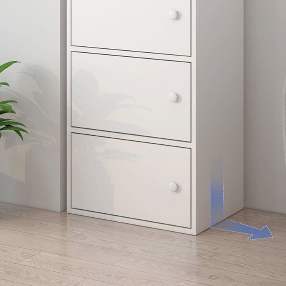 Dulap alb minimalist în stil scandinav - 78x30x40 cm