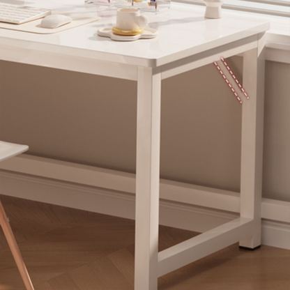 Birou de colț 120x60 cm, stil loft - birou modern pentru jocuri și home office cu cadru metalic