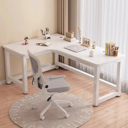 Birou de colț 120x60 cm, stil loft - birou modern pentru jocuri și home office cu cadru metalic