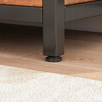 Bancă raft pentru pantofi - 80x30x51 cm, cu raft și scaun tapițat, design modern și funcțional