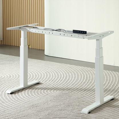 Birou cu înălțime reglabilă electric - 120x60x72 cm, pentru lucru ergonomic și jocuri