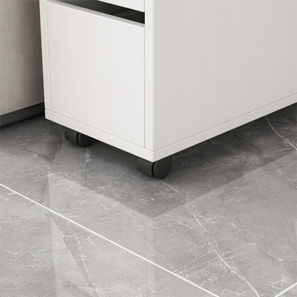 Dulap rulant cu 3 sertare, alb, 65x82x23 cm