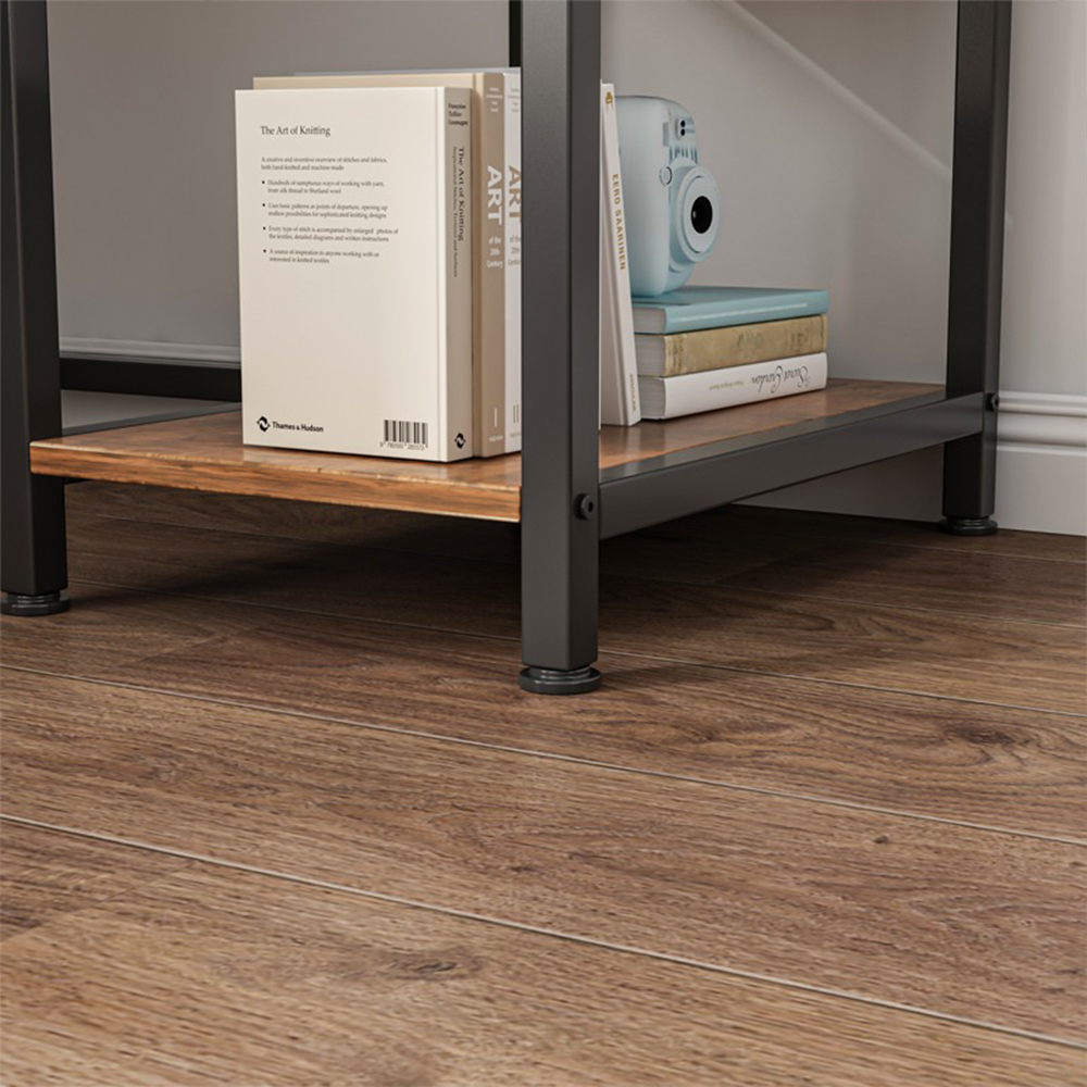 Birou de colț în stil industrial vintage - 150x75x50 cm - design rustic loft