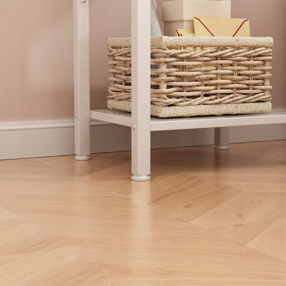 Noptieră albă 38x61x28 cm - stil scandinav cu sertar și raft, MDF