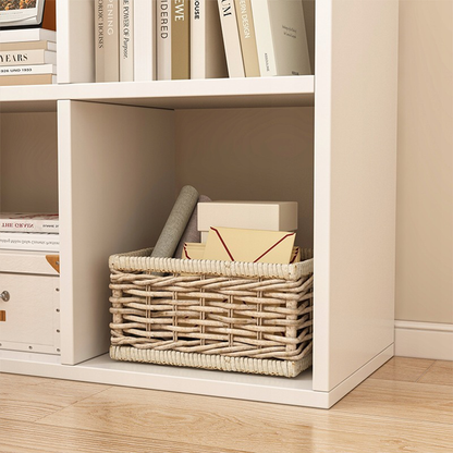 Bibliotecă albă cu 6 rafturi 100x67 cm - design modern și funcțional pentru orice cameră