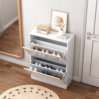 Dulap de pantofi MDF alb, 60 cm - design modern pentru hol, garderobă sau hol