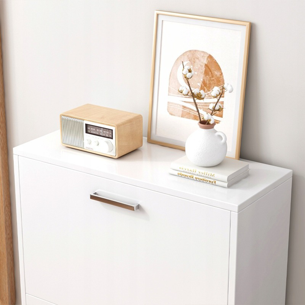 Dulap de pantofi MDF alb, 60 cm - design modern pentru hol, garderobă sau hol