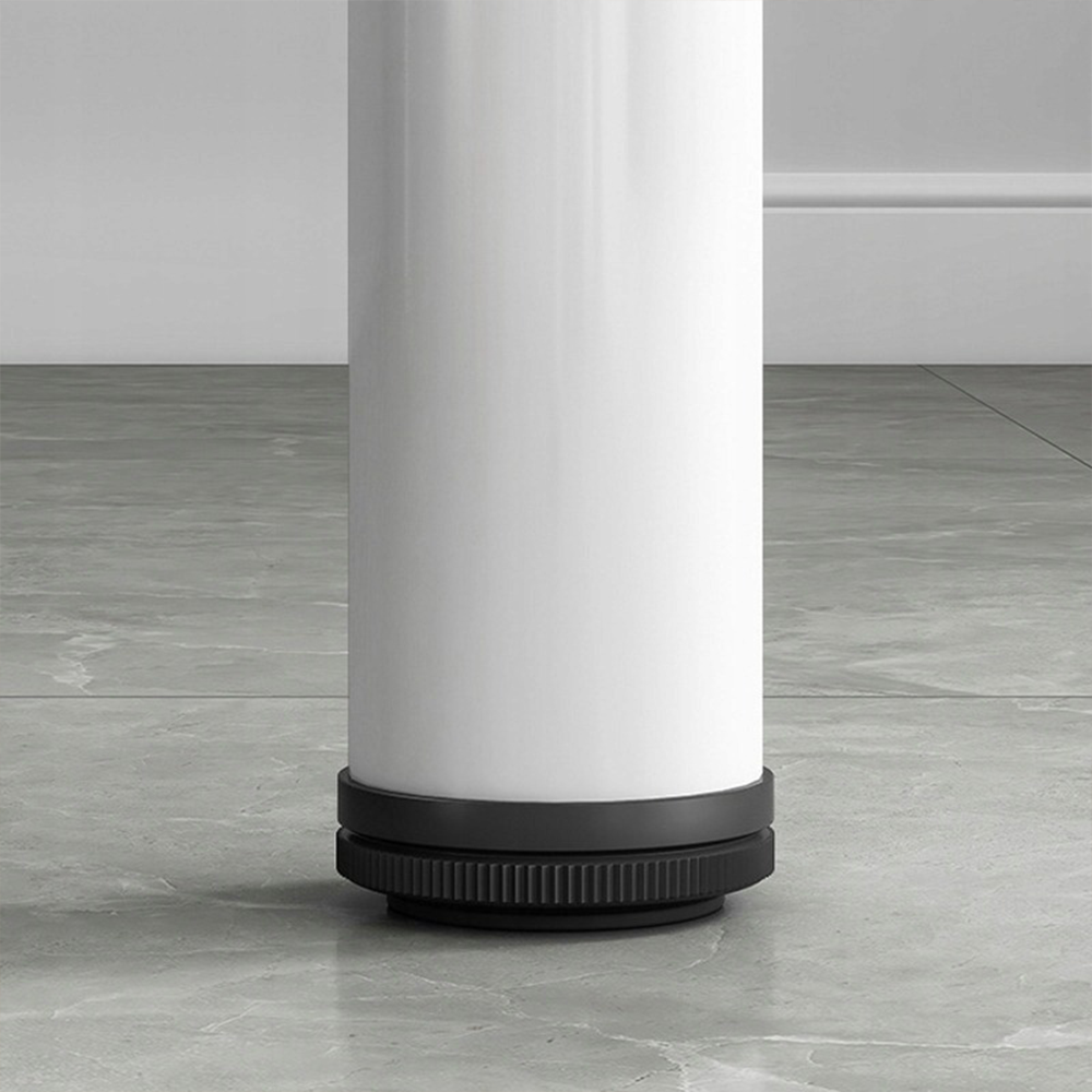 Birou modern alb în stil loft - 100x75x50 cm