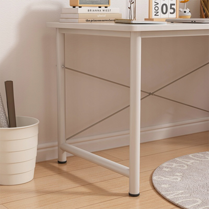 Birou modern alb în stil loft - 100x75x50 cm