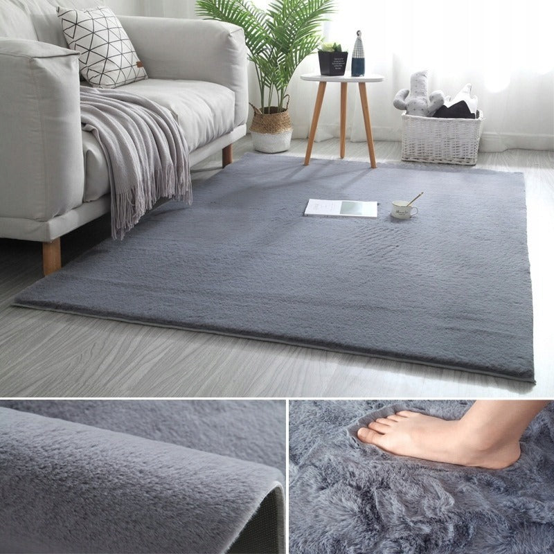 Covor moale, gri deschis, moale și confortabil