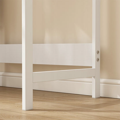 Birou calculator pentru copii cu sertar - alb, 60 cm