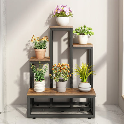 Rustic pat de flori în picioare 67CM