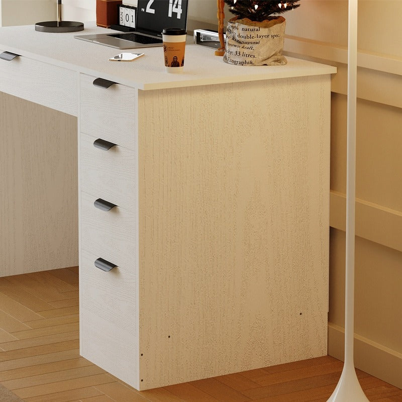 Birou de calculator pentru tineri cu masă loft modernă și sertare, 120 cm