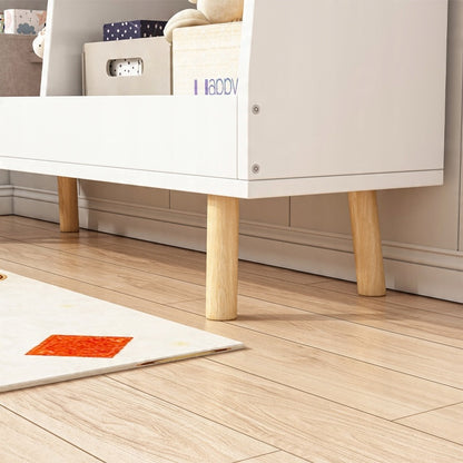 Raft pentru cărțI șI ziare pentru copii – dulăpior de jucării tip bibliotecă 60cm