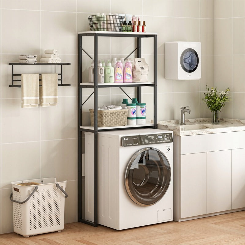 Raft de raft pentru baie deasupra mașinii de spălat - stil loft, 160 cm