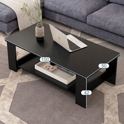 Raft industrial de birou în stil loft, din lemn – 2 rafturi – consolă maro rustic