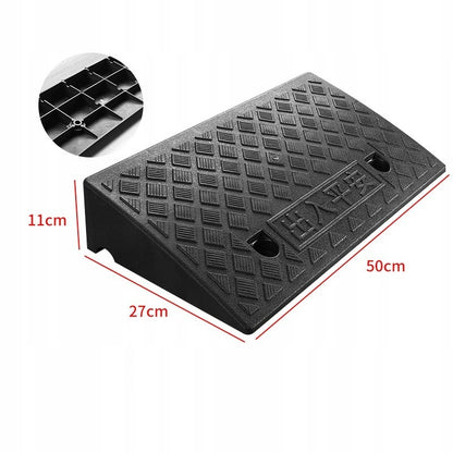 Rampă de acces pentru vehicule, negru, 11 cm